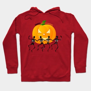 Happy Halloween - Funny Skeleton Halloween Party Camiseta Hoodie